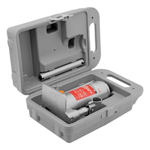 Домкрат гидравлический бутылочный, 4 т, h подъема 194-372 мм, в пластиковом кейсе Matrix по ценам производителя в Москве с доставкой по всей России