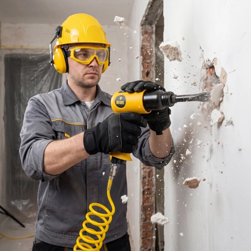 Пневматический молоток НР4500 + набор насадок, 113 л/мин, 4500 уд/мин Denzel по ценам производителя в Москве с доставкой по всей России