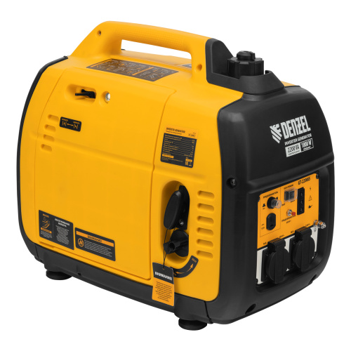 Генератор инверторный GT-2200iS, 2.2 кВт, 230 В, бак 4 л, закрытый корпус, ручной старт Denzel по ценам производителя в Москве с доставкой по всей России