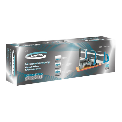 Стусло прецизионное, пила 550 мм, две прижимные струбцины Gross по ценам производителя в Москве с доставкой по всей России