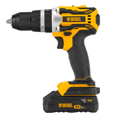 Дрель-шуруповерт аккумуляторная ударная бесщет CIDB-18-02, Li-Ion, 18 В Denzel по ценам производителя в Москве с доставкой по всей России