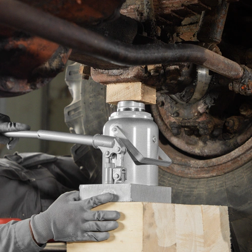 Домкрат гидравлический бутылочный, 30 т, h подъема 244-370 мм Matrix по ценам производителя в Москве с доставкой по всей России