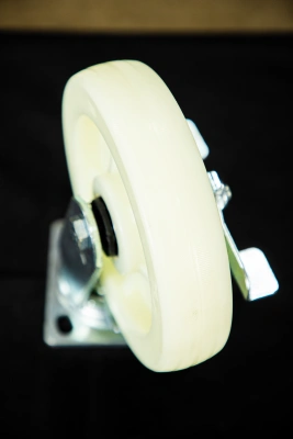 Колесо большегрузное поворотное SCdnb 80 200 мм полипропиленовое с тормозом по ценам производителя в Москве с доставкой по всей России