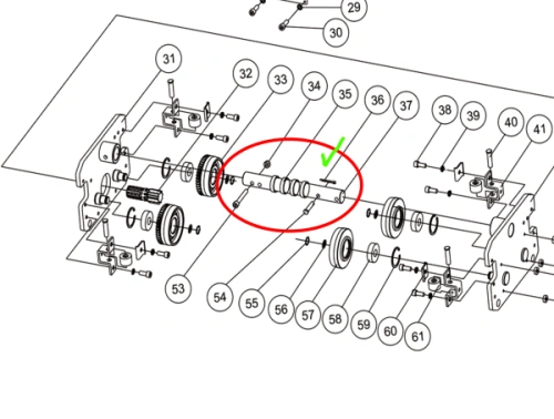 Вал для каретки на ТЭЦ 2т на двутавр шириной до 178мм по ценам производителя в Москве с доставкой по всей России