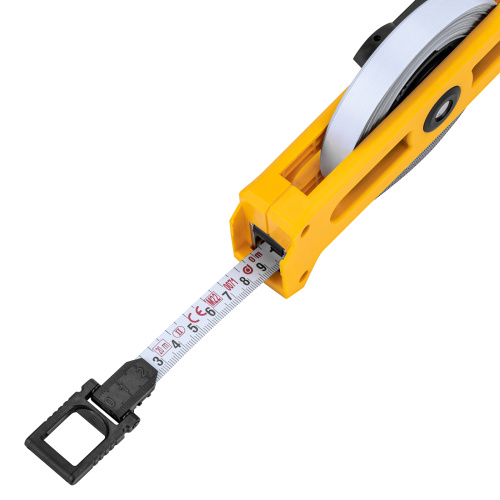 Рулетка геодезическая 20 м х 13 мм, открытый корпус, металлическая лента Denzel по ценам производителя в Москве с доставкой по всей России