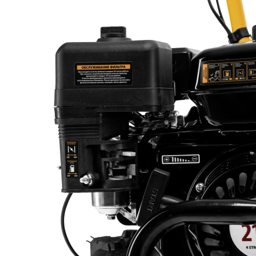 Мотоблок DPT-370X, 7 л.с, дисковое сцепление, ширина 90 см, глубина 35 см, фрез 3 х 4, ВОМ, передачи 3В/1Н Denzel по ценам производителя в Москве с доставкой по всей России