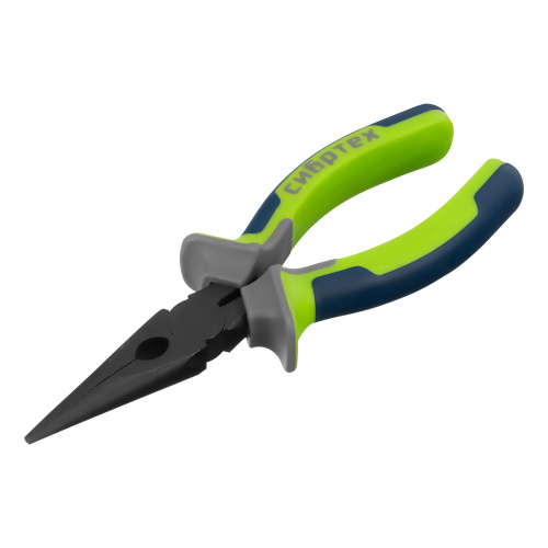 Длинногубцы прямые 160 мм, фосфатирование, трехкомпонентные рукоятки Сибртех по ценам производителя в Москве с доставкой по всей России