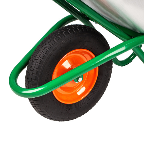 Тачка садово-строительная, усиленная, грузоподъемность 200 кг, объем 90 л Palisad по ценам производителя в Москве с доставкой по всей России