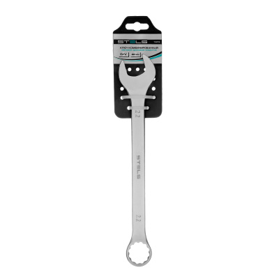 Ключ комбинированный, 22 мм, CrV, матовый хром Stels по ценам производителя в Москве с доставкой по всей России