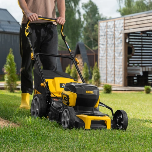 Газонокосилка аккумуляторная бесщет. DLM-460, 460 мм, травосб. 65 л., Li-Ion, 40 В Denzel по ценам производителя в Москве с доставкой по всей России