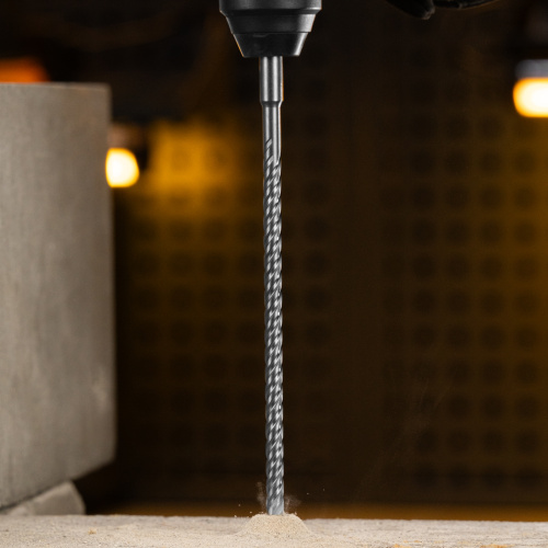 Бур по бетону, цельная крестовая пластина, 8x315 мм, SDS PLUS Denzel по ценам производителя в Москве с доставкой по всей России