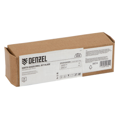 Нож шнека для грунта ER-80, диаметр 80 мм, комплект 2 шт Denzel по ценам производителя в Москве с доставкой по всей России