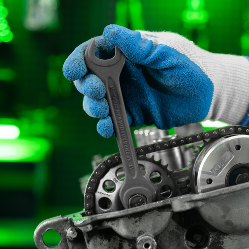 Набор ключей рожковых, 6 - 32 мм, 10 шт., CrV, фосфатированные Сибртех по ценам производителя в Москве с доставкой по всей России