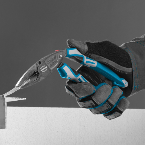 Плоскогубцы комбинированные с изогнутой головой, трехкомпонентные рукоятки, 200 мм Gross по ценам производителя в Москве с доставкой по всей России