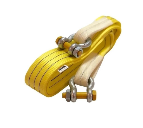 Буксир текстильный ленточный TOR БТЛ 12,0 т 6,0 м (скоба-скоба) купить в Москве с доставкой по всей России | ProtosMarket.ru