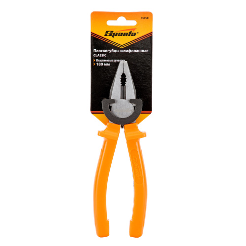 Плоскогубцы Classic, 180 мм, шлифованные, пластмассовые рукоятки Sparta по ценам производителя в Москве с доставкой по всей России