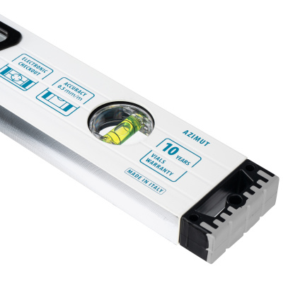 Уровень алюминиевый, 800 мм, усиленный, рукоятки, фрезерованный, 3 глазка, магнитный Gross по ценам производителя в Москве с доставкой по всей России