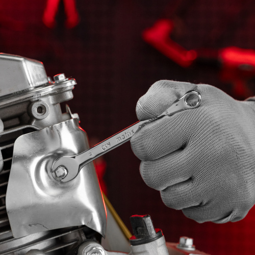 Ключ комбинированный, 9 мм, CrV, полированный хром Matrix по ценам производителя в Москве с доставкой по всей России