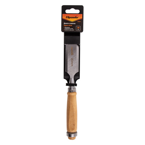 Долото-стамеска 30 мм, деревянная рукоятка Sparta по ценам производителя в Москве с доставкой по всей России