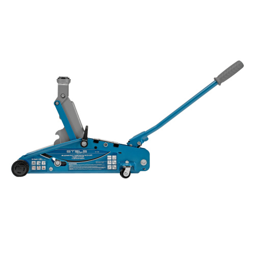 Домкрат гидравлический подкатной с фиксатором, 2.5 т, Safety Pin, 140-385 мм, в кейсе Stels по ценам производителя в Москве с доставкой по всей России