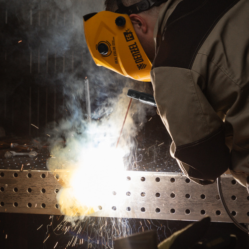 Аппарат инвертор. дуговой сварки DM-220 Standart, 220 А, ПВ 60% Denzel по ценам производителя в Москве с доставкой по всей России