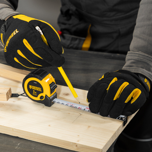 Рулетка 5м х 19мм, двухкомп. корпус, кнопка-пауза Denzel по ценам производителя в Москве с доставкой по всей России