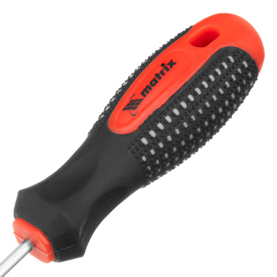 Отвертка Fusion, SL3 х 200 мм, CrV, трехкомпонентная рукоятка "Anti slip" Matrix по ценам производителя в Москве с доставкой по всей России