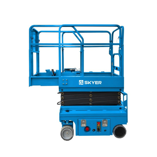 Самоходный ножничный подъемник SKYER PL0524 с выдвижной платформой (узкая база) по ценам производителя в Москве с доставкой по всей России