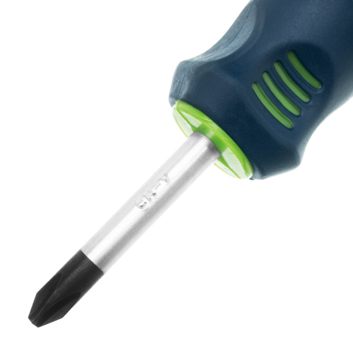 Отвертка, PH2 х 38 мм, CrV, двухкомпонентная рукоятка Сибртех по ценам производителя в Москве с доставкой по всей России