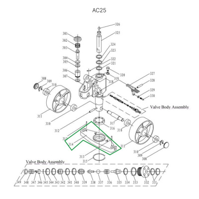 Опорная площадка гидроузла гидравлических тележек DF25 по ценам производителя в Москве с доставкой по всей России