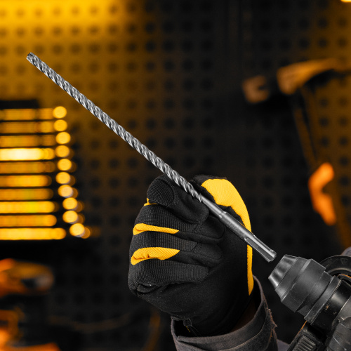 Бур по бетону, цельная крестовая пластина, 8x265 мм, SDS PLUS Denzel по ценам производителя в Москве с доставкой по всей России