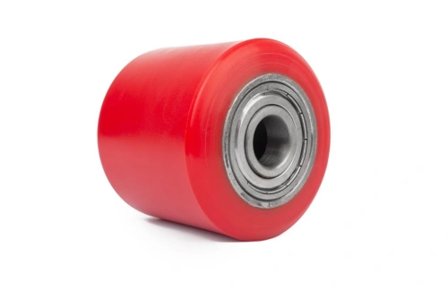 Колесо полиуретан 80х70 мм с подшипником для тележек и платформ BF/DF-III/RHP/AC/DF/CW2/PWH/CRA/CRO по ценам производителя в Москве с доставкой по всей России