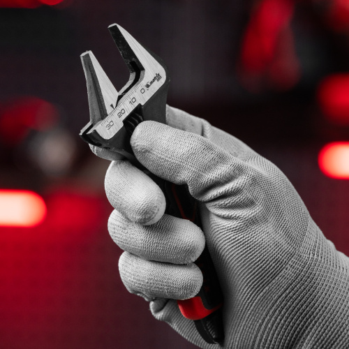 Ключ разводной, тонкие губки, фосфатированный, двухкомпонентная рукоятка, 150 мм, PRO Matrix по ценам производителя в Москве с доставкой по всей России