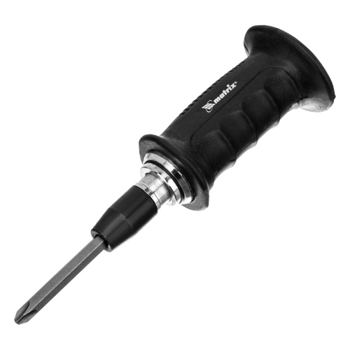 Отвертка ударно-поворотная 1/2, набор бит, 6 шт, черная ручка Профи, пластиковый бокс Matrix по ценам производителя в Москве с доставкой по всей России