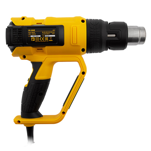 Фен технический HG-2000E, 2000 Вт, 2 режима, LCD дисплей Denzel по ценам производителя в Москве с доставкой по всей России