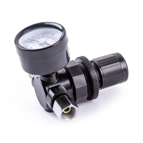 Регулятор давления со встроенным манометром 10 бар, 1/4 AERO по ценам производителя в Москве с доставкой по всей России