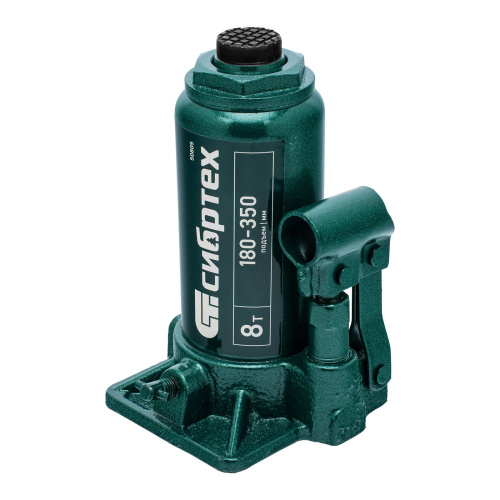 Домкрат гидравлический бутылочный, 8 т, 180-350 мм Сибртех по ценам производителя в Москве с доставкой по всей России