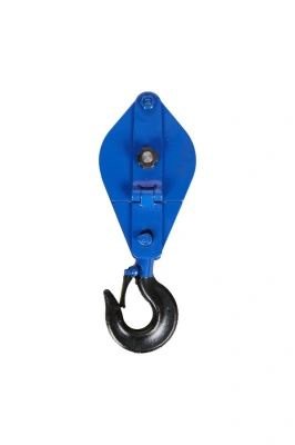 Блок монтажный однорольный с  крюком TOR 0,5 т с откидной щекой (S) по ценам производителя в Москве с доставкой по всей России