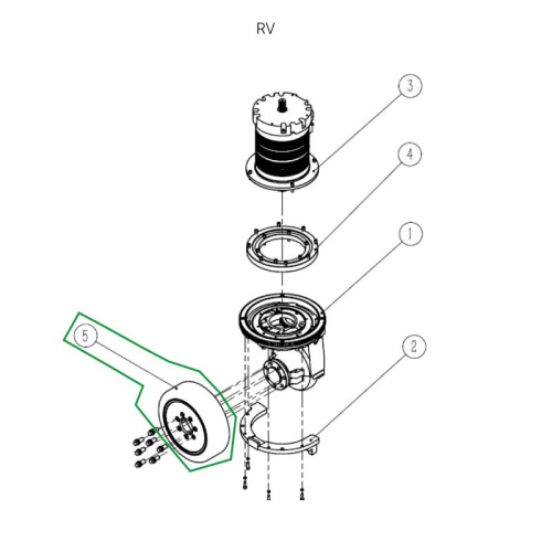 Ведущее колесо ричтрака RV, 343х120 мм, PU по ценам производителя в Москве с доставкой по всей России