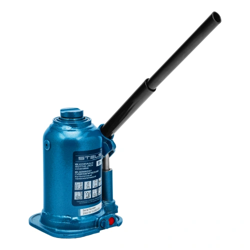 Домкрат гидравлический бутылочный телескопический, 6 т, подъем 180-410 мм Stels по ценам производителя в Москве с доставкой по всей России