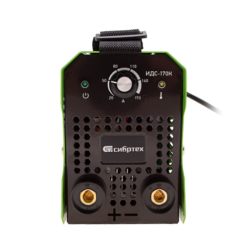 Инверторный аппарат дуговой сварки ИДС-170K, 170 А, ПВ 80%, диаметр электрода 1,6-3,2 мм Сибртех по ценам производителя в Москве с доставкой по всей России