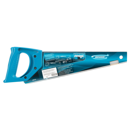 Ножовка для работы с ламинатом "Piranha", 360 мм, 15-16 TPI, зуб 2D, каленый зуб, пласт.рук-ка Gross по ценам производителя в Москве с доставкой по всей России