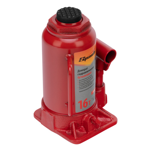 Домкрат гидравлический бутылочный 16 т, h подъема 205-400 мм Sparta Compact по ценам производителя в Москве с доставкой по всей России