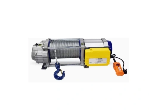 Лебедка электрическая 1000кг 100м с канатом 220В алюминиевый корпус TOR KCD(А) по ценам производителя в Москве с доставкой по всей России