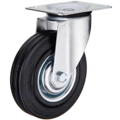Колесо поворотное резина SC 42 100 мм РФ купить в Москве с доставкой по всей России | ProtosMarket.ru