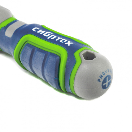 Отвертка PH0 х 100 мм, CrV, четырехкомпонентная рукоятка Сибртех по ценам производителя в Москве с доставкой по всей России