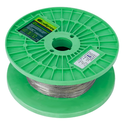 Трос металлополимерный прозрачный ПР-2.0, толщина 2.0 мм, катушка 200 метров Сибртех по ценам производителя в Москве с доставкой по всей России