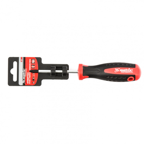 Отвертка Profi, PZ1 x 75 мм, S2, двухкомпонентная рукоятка Matrix по ценам производителя в Москве с доставкой по всей России