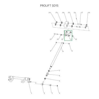 Рычаг силового блока для тележек SD15 по ценам производителя в Москве с доставкой по всей России