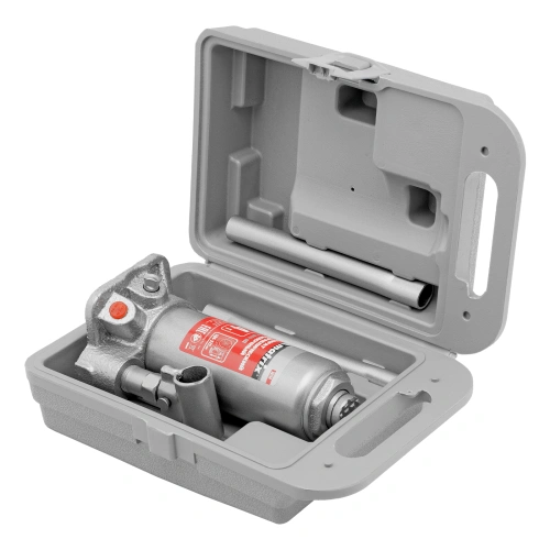 Домкрат гидравлический бутылочный, 4 т, высота подъема 194-372 мм, в пластиковый кейсе Matrix по ценам производителя в Москве с доставкой по всей России